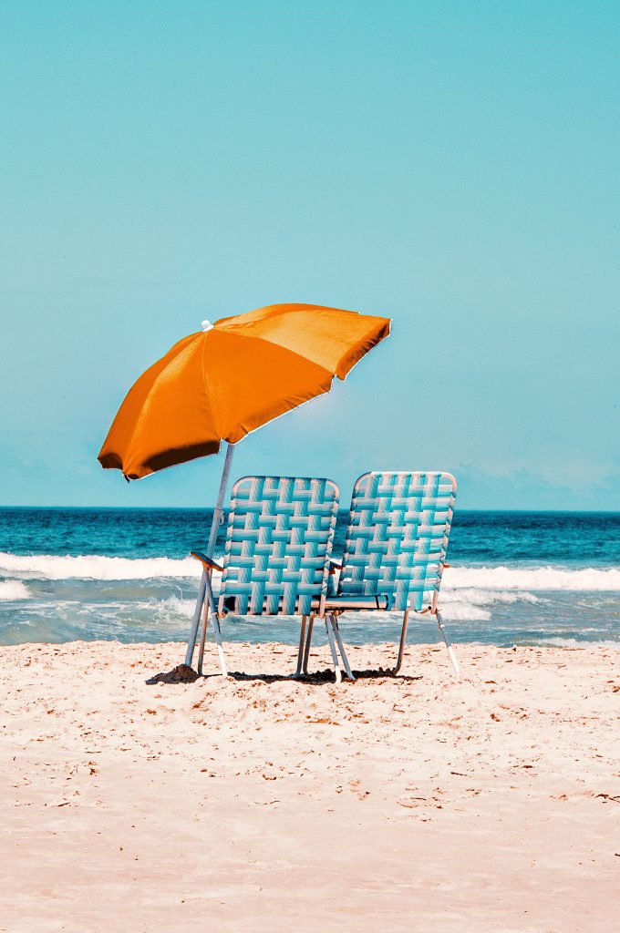 Umbrellas to shield from the sun