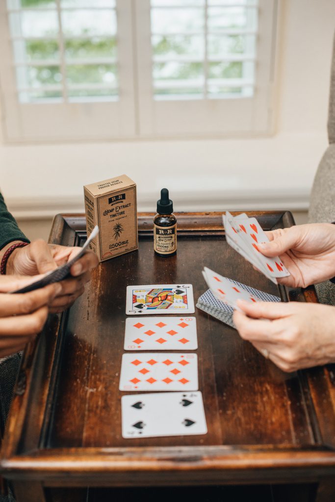 a deck of cards as a low cost item