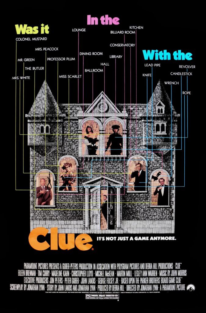 Clue - 20 Movies for Fans of Knives Out and Glass Onion