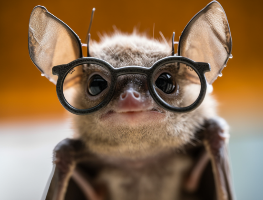 Cute Bat with Glasses - 20 Historical Facts That Aren't  Facts Afterall